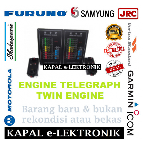 ENGINE TELEGRAPH TWIN / DOUBLE ENGINE