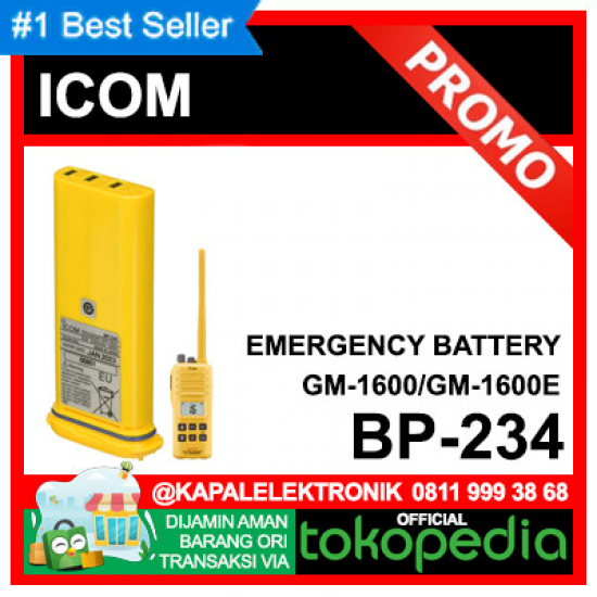 ICOM BP 234 BATTERY GM1600 GM 1600 BP234