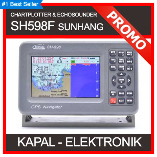 SUNHANG SH598F GPSMAP INDONESIA SH 598 F FISHFINDER 300W