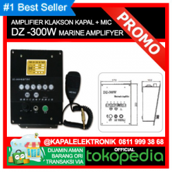 DZ300W Hi-Quality Amplifier dan Microphone Klakson Kapal DZ 300W